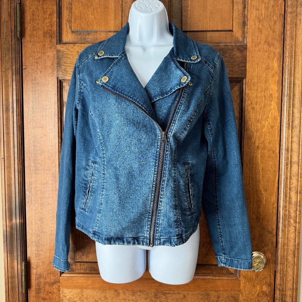 Isaac Mizrahi Live! Denim Jacket Size 6